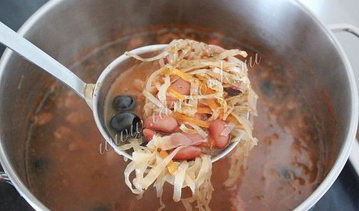 солянка с фасолью