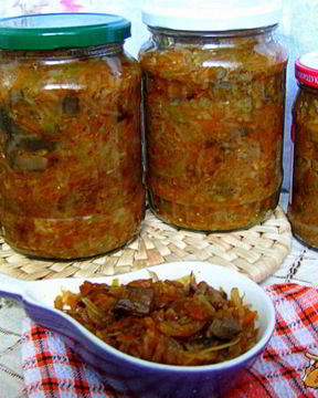 Солянка с грибами