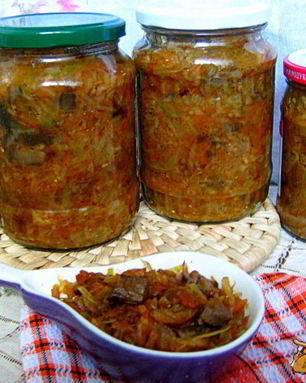 Солянка с грибами