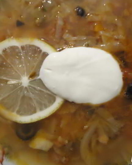 Рецепт солянки с капустой