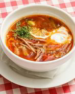 Солянка с оливками