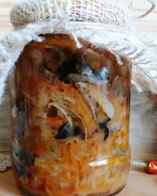 Солянка с подосиновиками