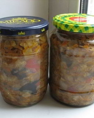 Солянка с шампиньонами на зиму