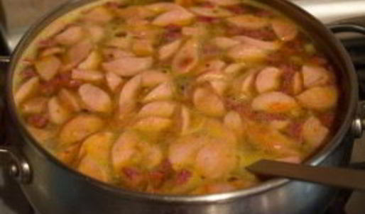 солянка с сосисками