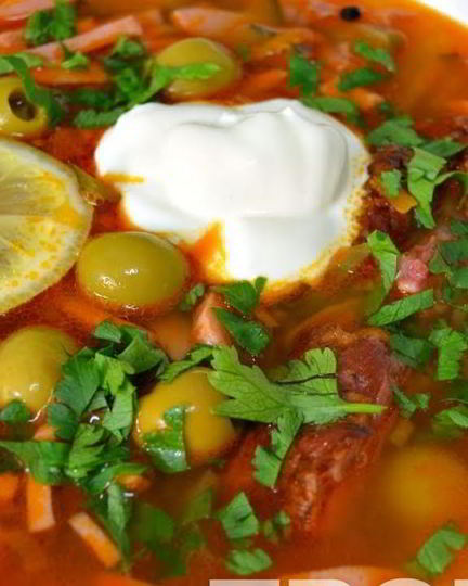 Рецепт солянки сборной