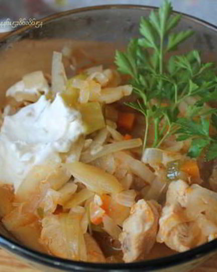 Рецепт солянки — тушеной капусты с мясом