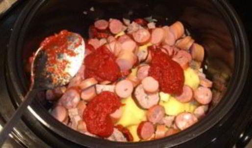 солянка в мультиварке поларис