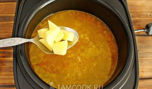 суп грибной из замороженных грибов в мультиварке