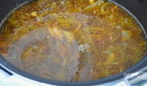 суп из черной чечевицы с индейкой