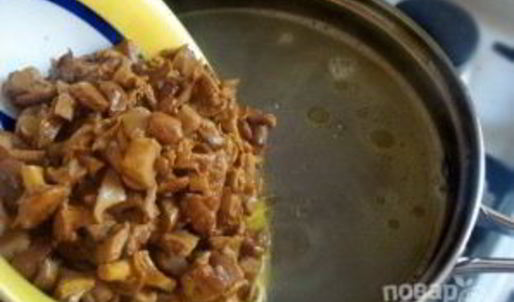 суп из лисичек