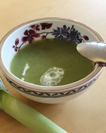 Рецепт суп из лука-порея и картофеля