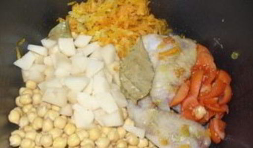 суп из нута в мультиварке