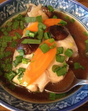 Суп из палтуса по-восточному