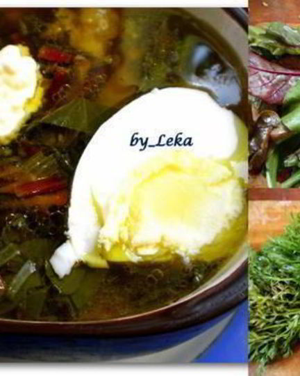 Рецепт супа из свекольных листьев и морковной ботвы