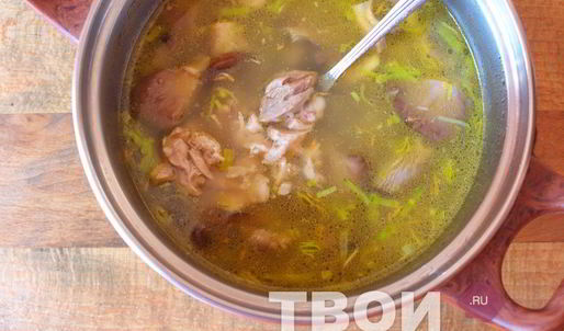 суп из вешенок
