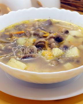 Суп из замороженных грибов