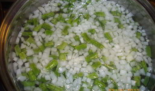 суп из зеленой фасоли