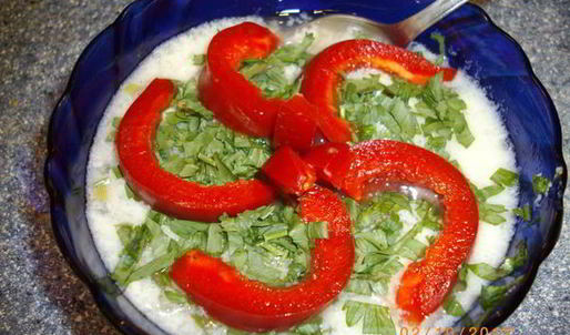 суп из зеленой фасоли