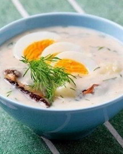 Рецепт французского куриного супа-пюре с белыми грибами