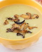 Грибной суп-пюре с плавленым сыром