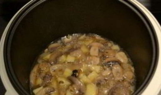 грибной суп пюре в мультиварке