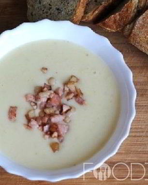 Картофельный суп-пюре с сыром