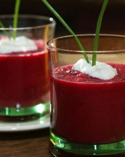 Рецепт холодного свекольного супа-пюре