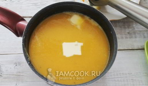 куриный суп-пюре с тыквой