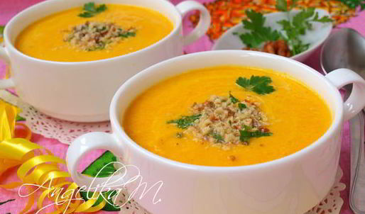 морковно-ананасовый суп-пюре с карри