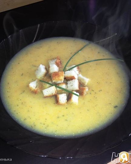 Рецепт овощного супа-пюре со сливками