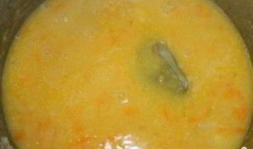 постный гороховый суп-пюре