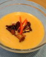 Сливочный суп-пюре с лисичками