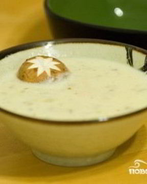 Сливочный суп-пюре с шампиньонами