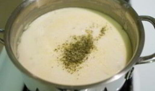 сливочный суп-пюре с шампиньонами