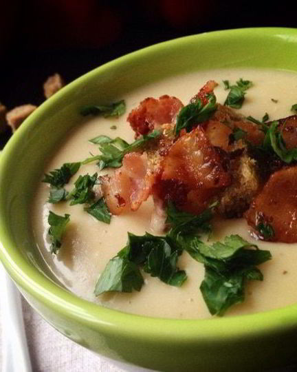 Рецепт супа-пюре из белой фасоли