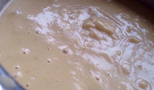 суп-пюре из белой фасоли