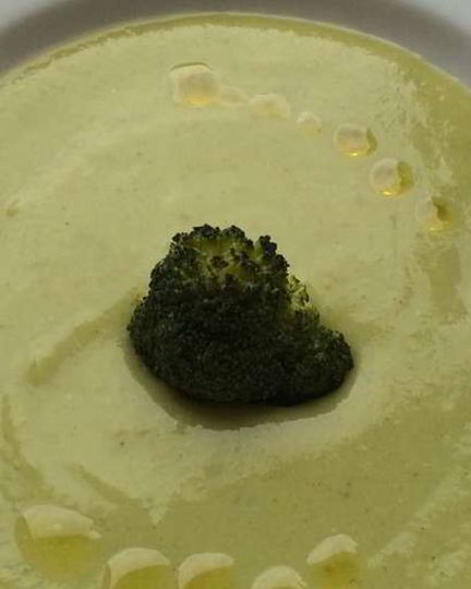 Рецепт супа-пюре из брокколи с плавленым сыром