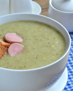 Суп-пюре из брокколи со сливками