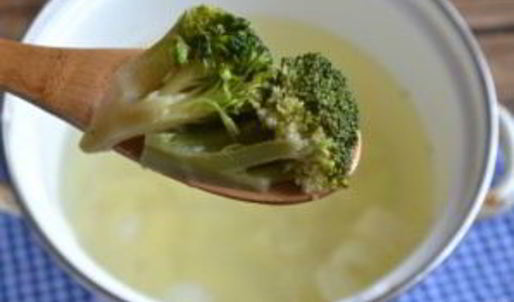 суп-пюре из брокколи со сливками