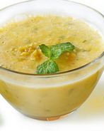 Суп-пюре из брюссельской капусты и тыквы