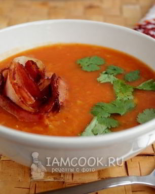 Суп пюре из чечевицы