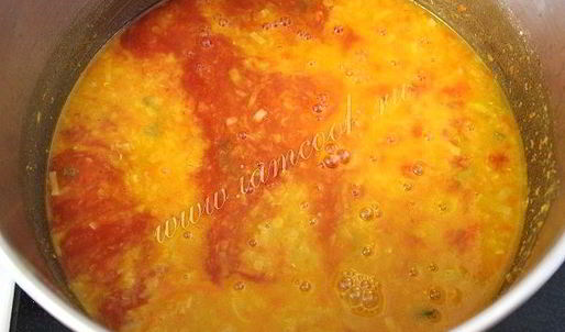 суп пюре из чечевицы