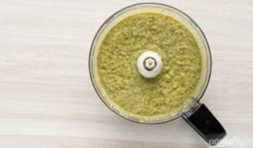 суп-пюре из горошка и нута