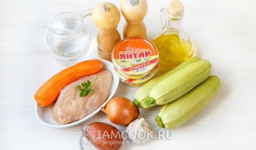 суп-пюре из кабачков с плавленным сыром