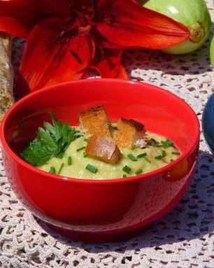 Суп-пюре из кабачков