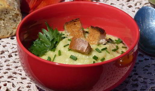 суп-пюре из кабачков