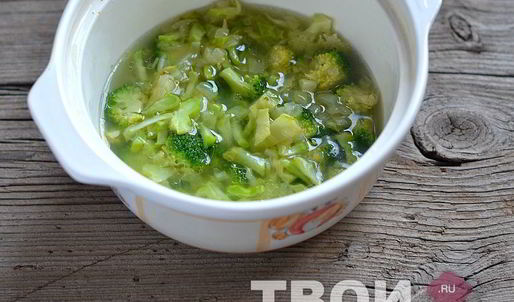 суп пюре из капусты брокколи