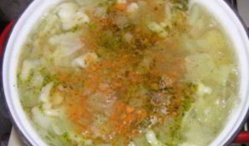 суп-пюре из капусты