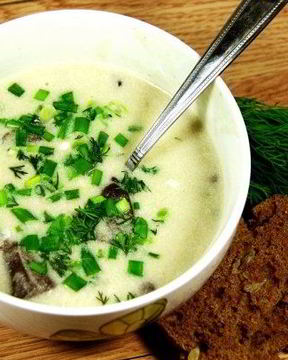 Суп-пюре из картофеля