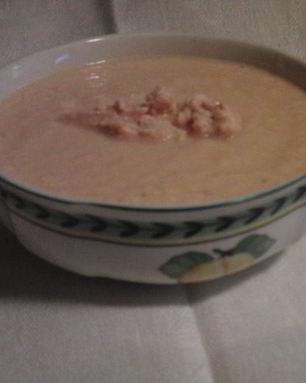 Суп-пюре из красной рыбки